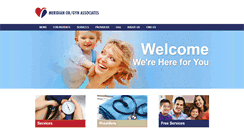 Desktop Screenshot of meridianobgyn.net